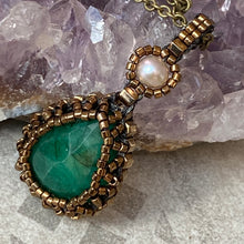 Load image into Gallery viewer, Emerald Amulet Pendant