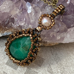 Emerald Amulet Pendant