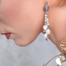Load image into Gallery viewer, Edwardian Pearl Drop Earrings