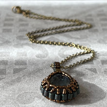 Load image into Gallery viewer, Blue Labradorite &#39;Amulet&#39; Teardrop Pendant