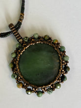 Load image into Gallery viewer, Jade 'Flower' Pendant