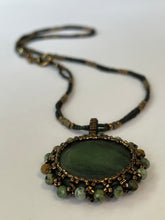 Load image into Gallery viewer, Jade 'Flower' Pendant