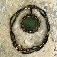 Load image into Gallery viewer, Jade 'Flower' Pendant