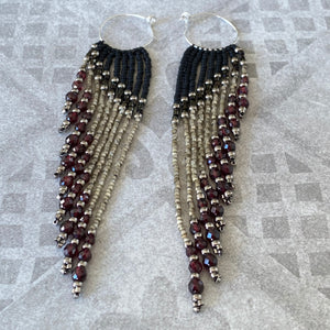 Jeweled Winged Earrings