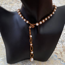 Load image into Gallery viewer, Pearl Daisy Choker