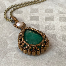 Load image into Gallery viewer, Emerald Amulet Pendant