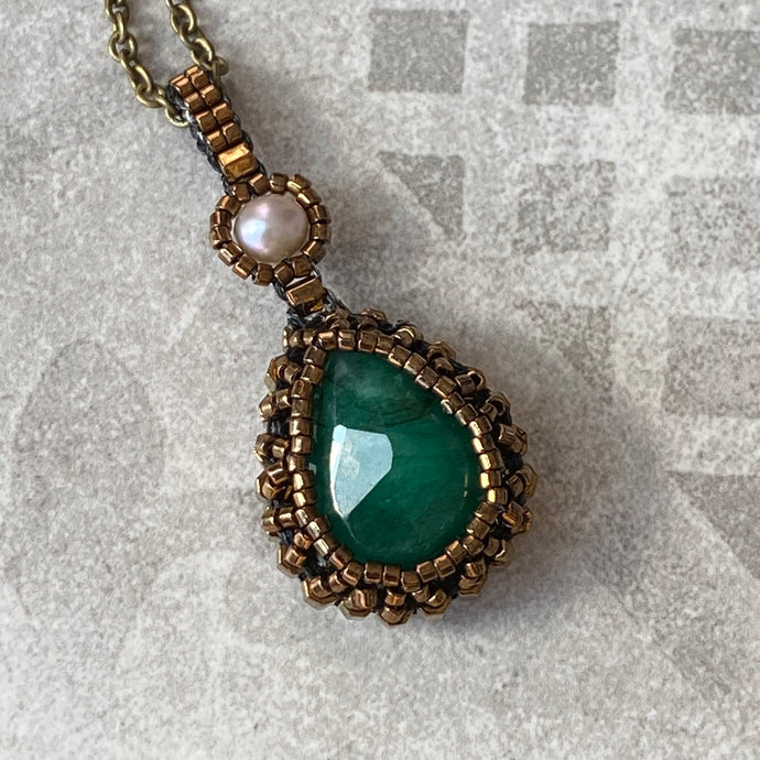 Emerald Amulet Pendant