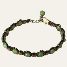 Load image into Gallery viewer, Beaded jewellery (jewelry); fine beaded jade bracelet