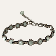 Load image into Gallery viewer, Beaded jewellery (jewelry); fine beaded larimar bracelet