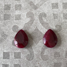 Load image into Gallery viewer, Ruby &#39;Shooting Star&#39; Earrings