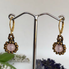 Load image into Gallery viewer, Gemstone Daisy Earrings