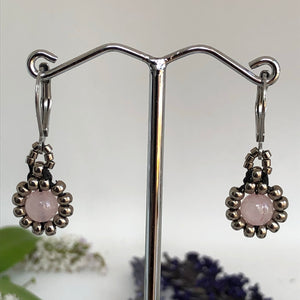 Gemstone Daisy Earrings