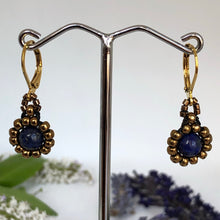 Load image into Gallery viewer, Gemstone Daisy Earrings